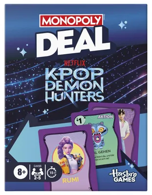 Zdjęcie produktu dla Hasbro Monopoly Deal K-popowe łowczynie demonów, 8 lat(a)