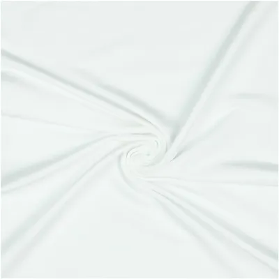 Modalstoff Modal Sweat Sweatstoff Oeko-Tex 0,5m Stoff elastisch Sweatstoff weiss