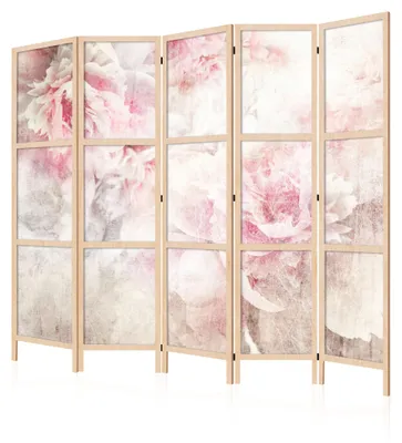 Image de LUMASOUL Paravent simple face, Séparation d'intérieur, Fleurs Japonais 1, 225x172 cm