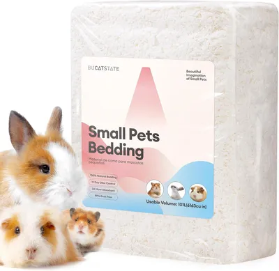 Productafbeelding van Strooisel voor knaagdieren - 101 liter - papier - stofvrij - voor hamsters en cavia's - kleurrijk