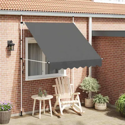 Immagine prodotto di vidaXL Tenda a scomparsa manuale 200 cm antracite