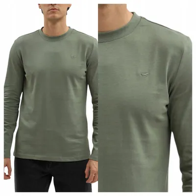 Obrázek produktu pro Mustang | T-shirt s dlouhým rukávem, barva: zelená (Arlington Green, Agave Green), pánské, velikost: [velikost]
