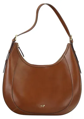 Obrázek produktu pro Dámská kabelka ALICE, model Hobo, barva hnědá, materiál: kůže