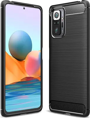Produktbild von Carbonfaser-Hülle Für Xiaomi Redmi Note 10 Pro