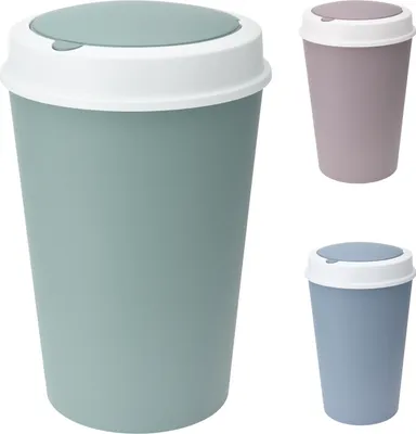 Produktbild von Abfalleimer mit automatischer Deckelöffnung Mülleimer 25 Liter