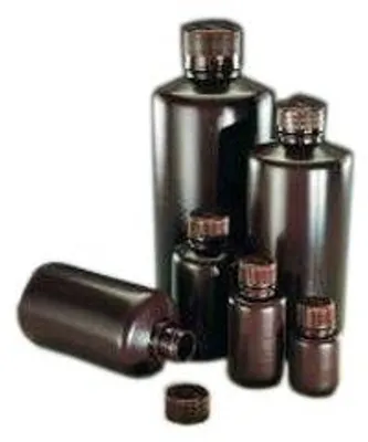 HDPE-Flasche, 15 ml, braun, 72 Stück
