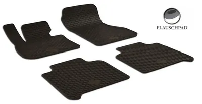 Produktbild von Gumarny Zubri Fußmatten Set Gummi für BMW 2 Gran Tourer (F46) Vorne+Hinten