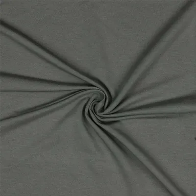 Modalstoff Modal Sweat Sweatstoff Oeko-Tex 0,5m Stoff elastisch Sweatstoff grau