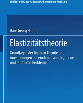 Produktbild von Elastizitätstheorie