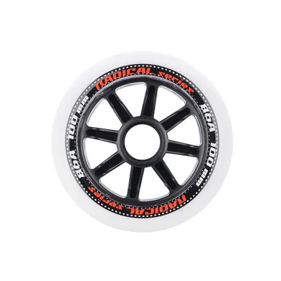 Produktbild von Tempish Radical 100x24 85/86a Schlittschuhrollen 3 Einheiten Silber 100 mm - 86A Silber 100 mm - 86A