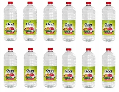 Image de 12 bouteilles de vinaigre d'eau-de-vie 1 l, 10 %, Lewiatan