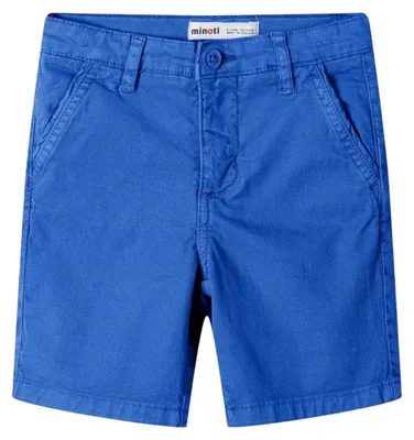 Produktbild von Minoti - Chino Kurze Hose für Jungen, Aufgeklappter Saum MN655 (158-164) (Blau)