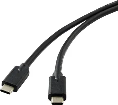 Produktbild von Renkforce USB-Kabel USB 3.2 Gen2x2 USB-C® Stecker 2.00 m Schwarz Geschirmt RF-4531576