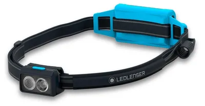 Produktbild von Ledlenser NEO5R Stirnlampe Blau, Kopflampe, Laufen, 600 Lumen, 100m Leuchtweite, 35h Laufzeit, wiederaufladbar