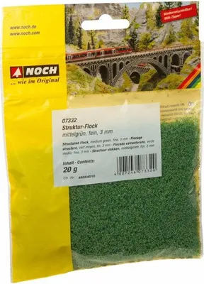 Produktbild von Busch 7332 Laubflocken Belaubungsmaterial mittelgrün