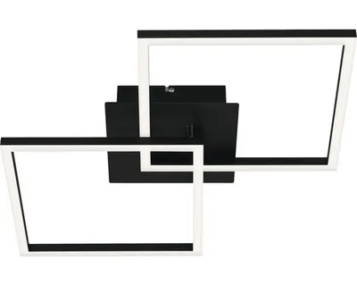 Obrázok produktu pre LED stropné svietidlo stmievateľné 24W 1800 lm 3000 K 36,8x60 cm čierne