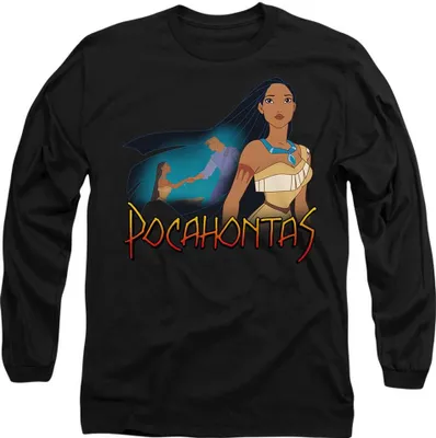 Produktbild von Pocahontas - T-Shirt für Herren/Damen Uni TV14236 (L) (Schwarz)