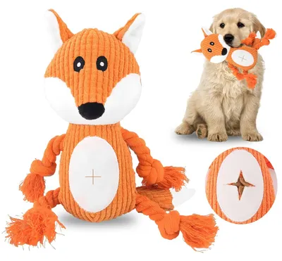 Produktbild von Solidchoice – Langlebiges, quietschendes Hundespielzeug mit Plüschmaterial