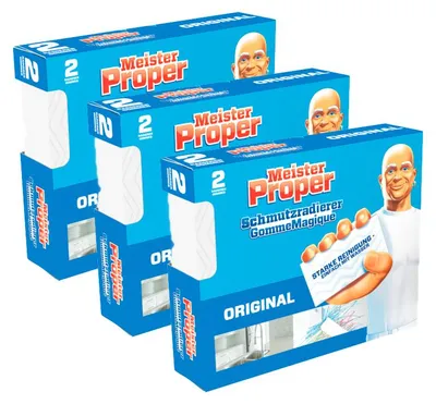 Produktbild von 3 Packungen Meister Proper EXPRESS Schmutzradierer 3 x 2er Pack