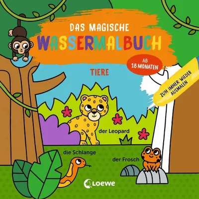 Image de Le livre magique de coloriage à l'eau - Animaux