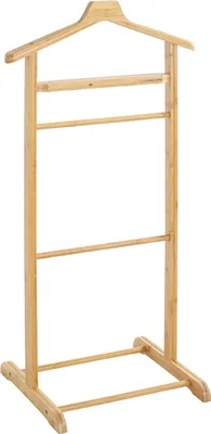 Zdjęcie produktu dla HAKU Stojak na ubrania w kolorze naturalnym – bambus, szer./wys./gł.: 48x97x36 cm