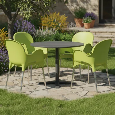 Produktbild von Raimund - Outdoor-Stuhl, Grün, 4 Stühle Italy