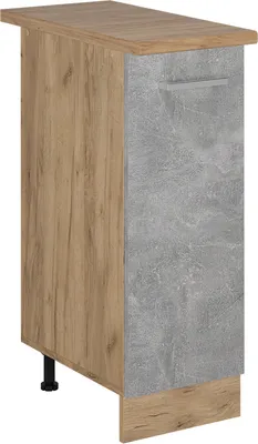 Zdjęcie produktu dla Szafka apteczna Vicco R-Line Beton 30 cm , BP Dąb, Model 54156