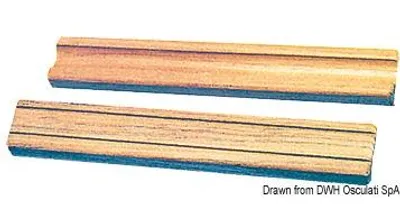 Immagine prodotto di Gradini d'imbarco in teak 305x45x22 mm , 1 pezzo