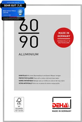 Produktbild von DEHA Design Aluminium Bilderrahmen Tribeca, 60x90 cm, Struktur Silber Matt