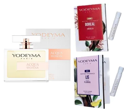 Productafbeelding van Yodeyma Acqua Woman, eau de parfum voor dames, 100 ml + 2 proefjes