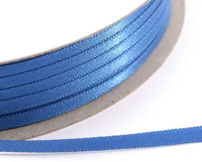 Image de Vaessen Creative | Ruban de satin 3 mm x 100 m, bleu
