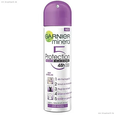 Image de L'Oréal Garnier Déodorant Minéral Spray Femme Protection 5 - 150ml