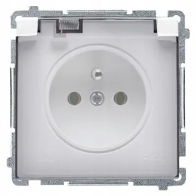 Zdjęcie produktu dla Kontakt-Simon BMGZ1B.01/11A, Biały, Plastik, IP44, 250 V, 75 mm, 50 mm