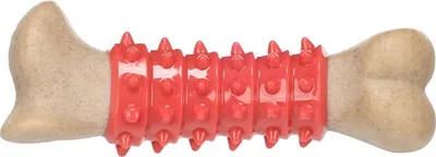 Immagine prodotto di Giocattolo per cani Flamingo Nyra a forma di osso, beige