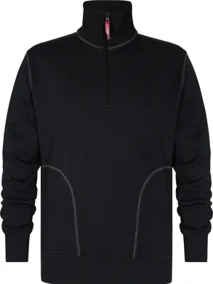 Produktbild von F. Engel Standard Sweatshirt mit hohem Kragen, Schwarz, Gr. L