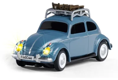 Productafbeelding van Carson 1:87 VW Kever, winterthema, 2.4G, 100% klaar voor gebruik