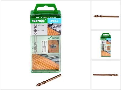 Image de SPAX® 5009409875002 SPAX® Drill 5,2 Terrassenbohrer, 1 St.