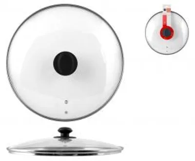 Immagine prodotto di HOMe Coperchio In Vetro Bordo Inox Cm40