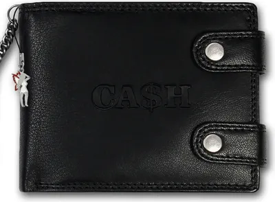 Obrázok produktu pre Taška Street kožená pánska peňaženka čierna 12x9,5x2cm OPJ124S