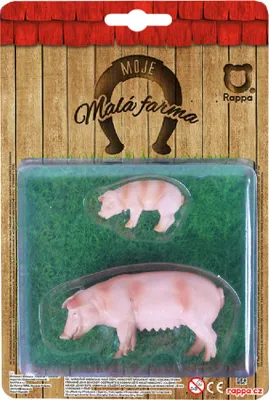 Obrázek produktu pro RAPPA Zvířata na farmě 2 v 1 - prasata