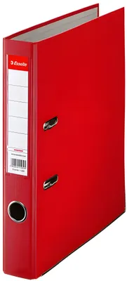 Image de Classeur à levier A4 Esselte Economy, dos 5 cm, rouge