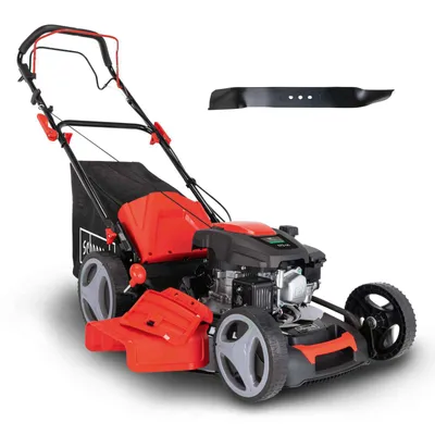 Produktbild von Scheppach Benzinrasenmäher MS173-51 - 51cm Schnittbreite | Radantrieb | Mulchfunktion | 65 L Korb | Schnitthöhenverstellung | inkl. Ersatzmesser