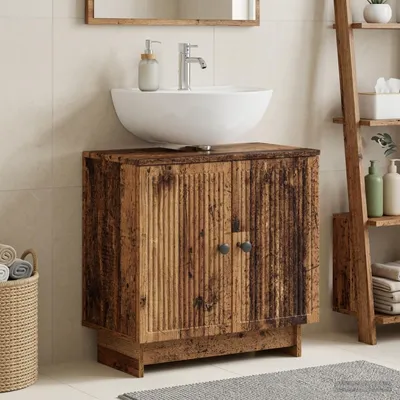 Imagen del producto de Maison Exclusive - Mueble para lavabo EDE, madera reciclada, 59,5 x 31,5 x 59 cm