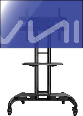 Image de Support TV mobile pour téléviseurs LED/LCD HDR de 32 à 65 pouces, stable et réglable