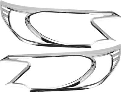 Produktbild von Scheinwerferblende für Honda CR-V 2012-2014 Silberton Front Links Rechts Scheinwerferblende Scheinwerferabdeckung Dekor ABS 1 Paar