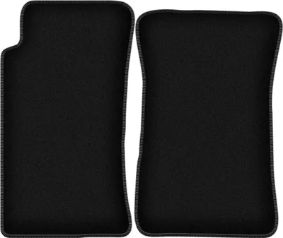 Produktbild von Wielganizator Velours-Autoteppiche – passend für Mazda MX-5 I (Cabrio, Bj. 1989-1998) –  schwarz, passgenau, mit Befestigungen set 2 Stk.
