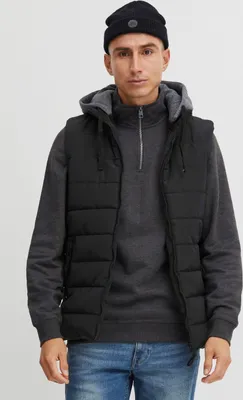 Produktbild von 11 Project PREbbe Herren Weste Outdoor-Weste leicht gesteppte Weste mit Sweat-Kapuze Regular Fit