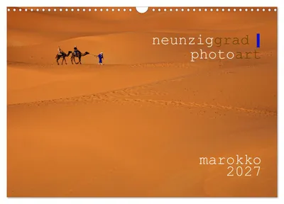 Produktbild von neunziggrad I photoart: marokko (Wandkalender 2027 DIN A3 quer), CALVENDO Monatskalender