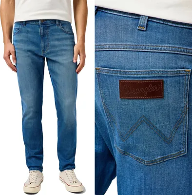 Produktbild von WRANGLER Herren, Jeanshosen, Regular fit RIVER, W33 L32, Blau, Jeans, baggyjeans, buggy