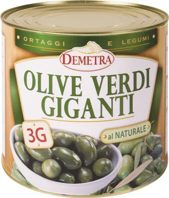 Produktbild von Grüne Riesenoliven 3G natur 2,5 kg - Demetra